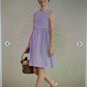Flower girl- junior bridesmaid dress